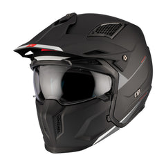 MT Streetfighter SV Solid A1 Matte Helmet - Black