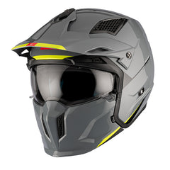 MT Streetfighter SV A22 Gloss Helmet - Grey
