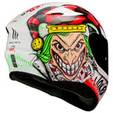 MT Targo Joker A0 Gloss Helmet - White