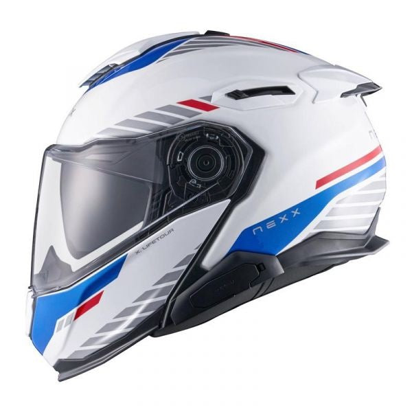 Nexx X.Lifetour Globe Helmet - White Blue