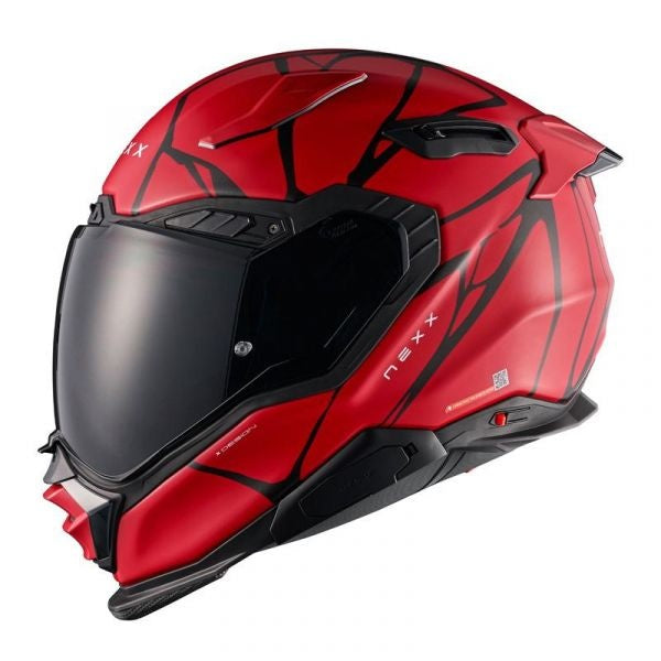 Nexx X.WST3 B-Side Matt Helmet - Red Black