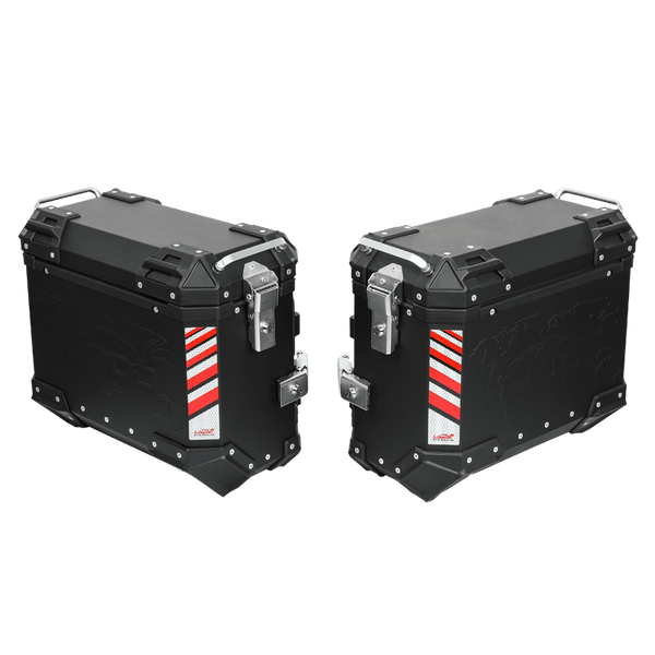 Loboo PIKE TRACKER Series Side Cases Pair - 35 Liters - Black