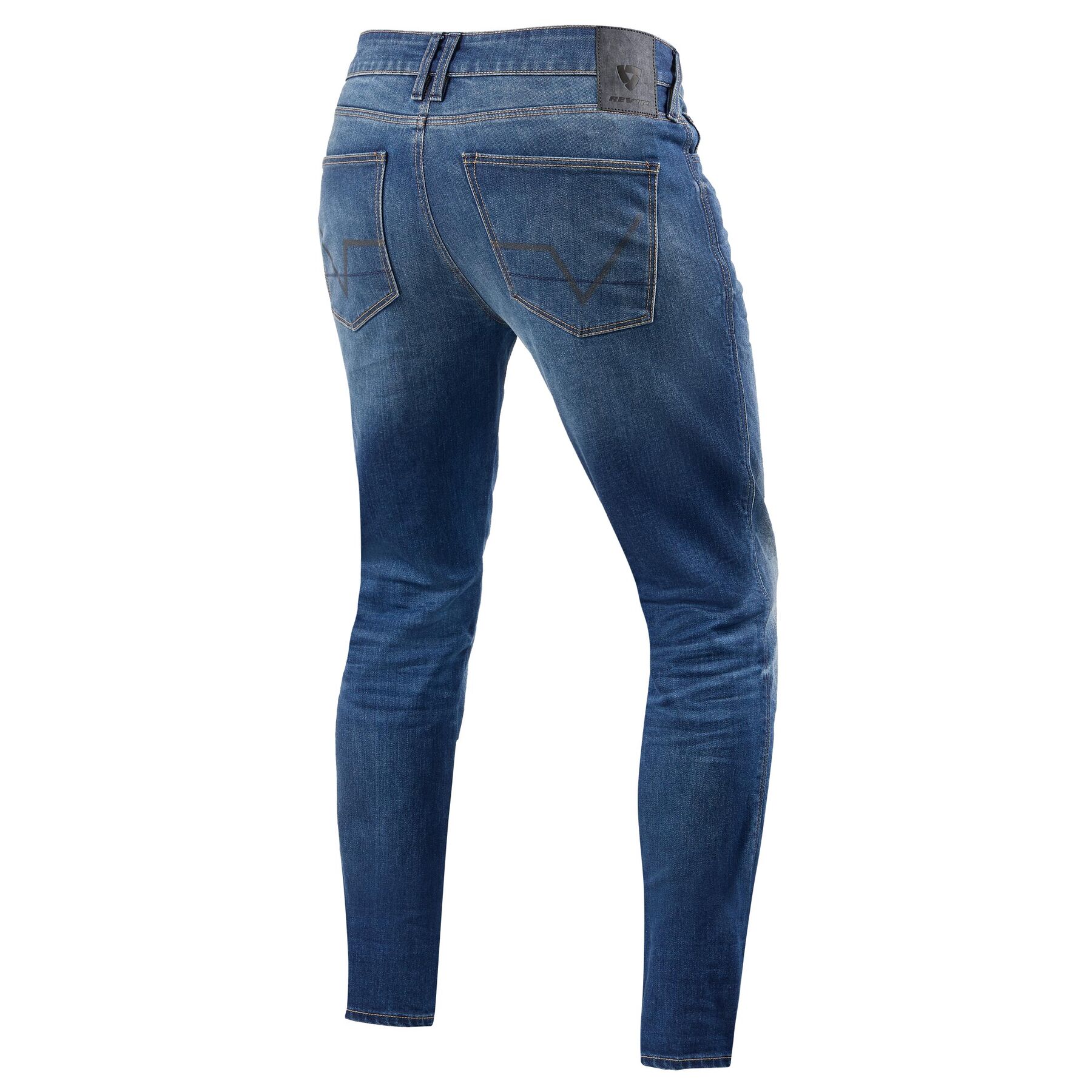 Rev'it! Carlin SK Jeans, Length 34 - Medium Blue Pants