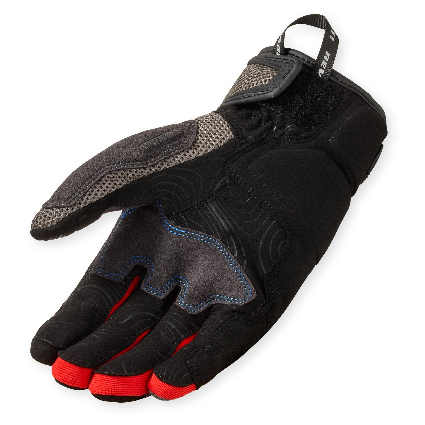 Rev'It! Gloves - Cavern - Grey Red