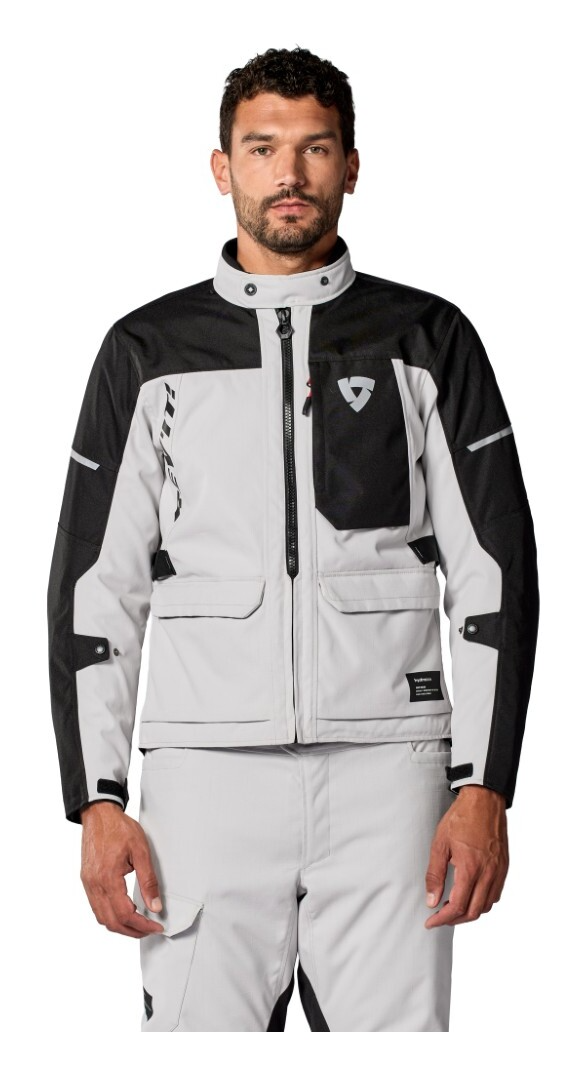 Rev'It! Jacket - Convergent H2O - Silver Black