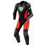 Rev'It! Hyperspeed 2 One Piece Race Suit - Black Neon Red
