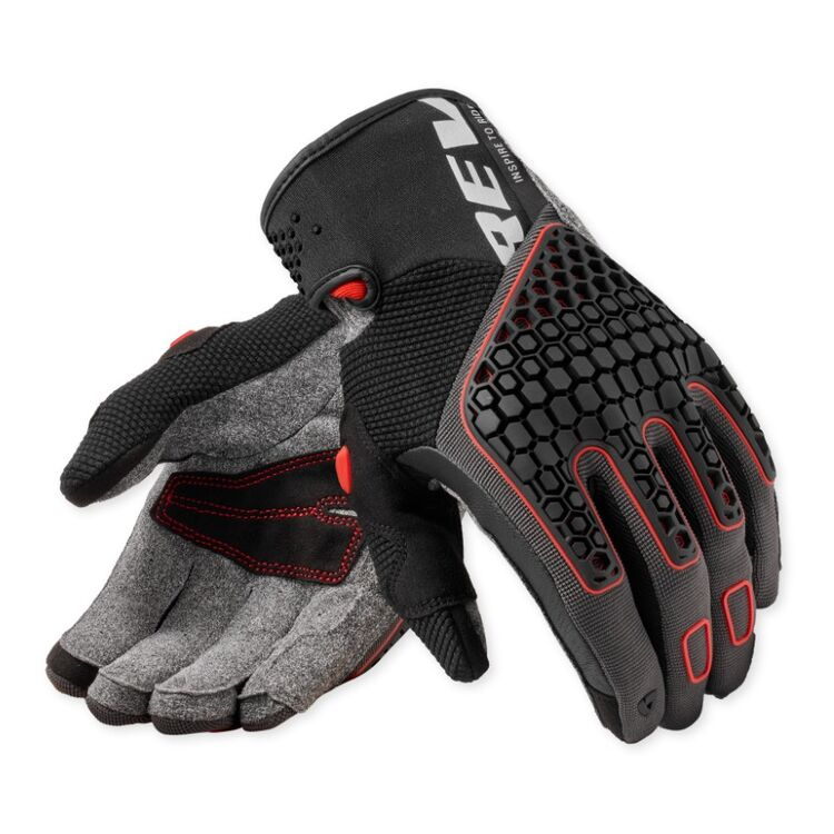 Rev'It! Gloves - Mangrove 2 - Gray Red
