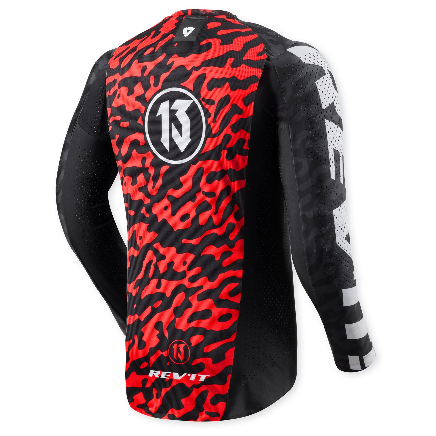 Rev'it! Jersey - Thirteen- Black Red