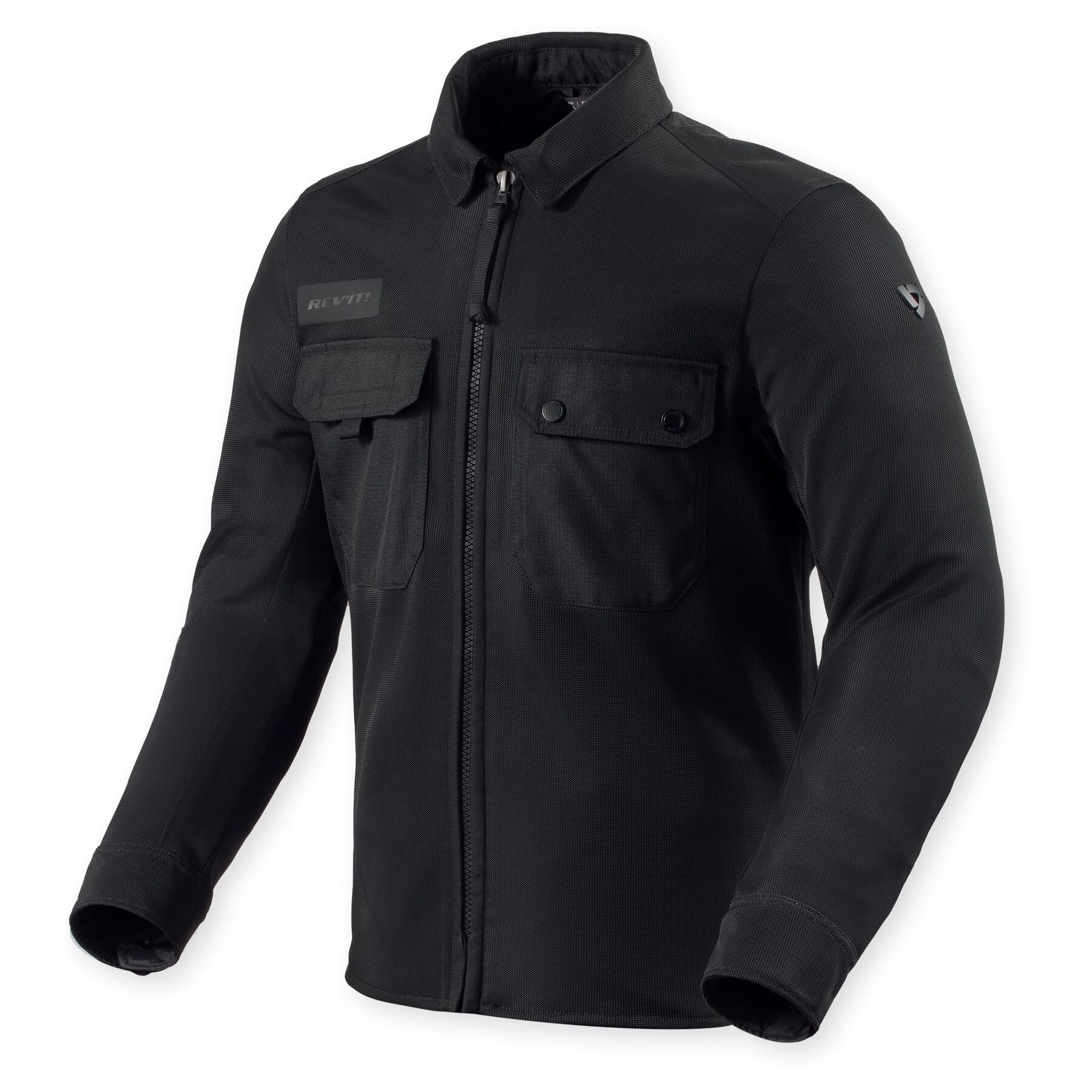 Rev'It! Jacket - Tracer Air 3 Overshirt - Black