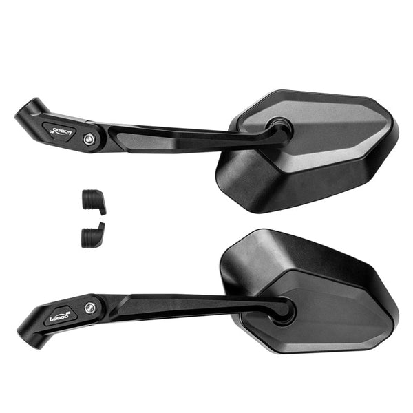 Loboo RM02 Motorcycle Foldable Rearview Mirror – Pair