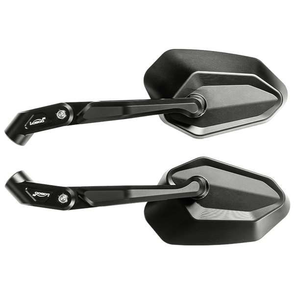 Loboo RM03 Motorcycle Foldable Rearview Mirror – Pair