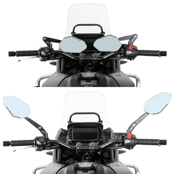 Loboo RM03 Motorcycle Foldable Rearview Mirror – Pair