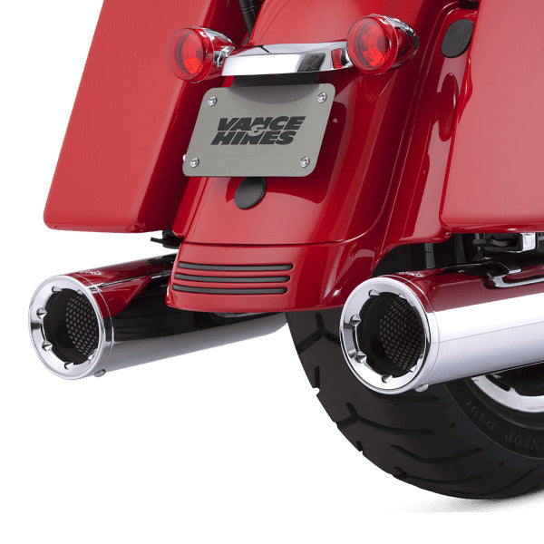 Vance & Hines 4 1/2" Hi-Output Slip-On Mufflers For Harley Touring 1995-2016
