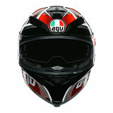 AGV K5 S Tempest Gloss Helmet - Black Red