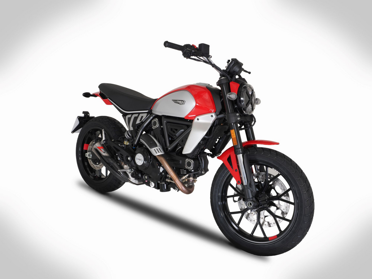 Zard Exhaust - Slip-Ons  - Ducati Scrambler 800 (2023+) (Racing) - Titanium