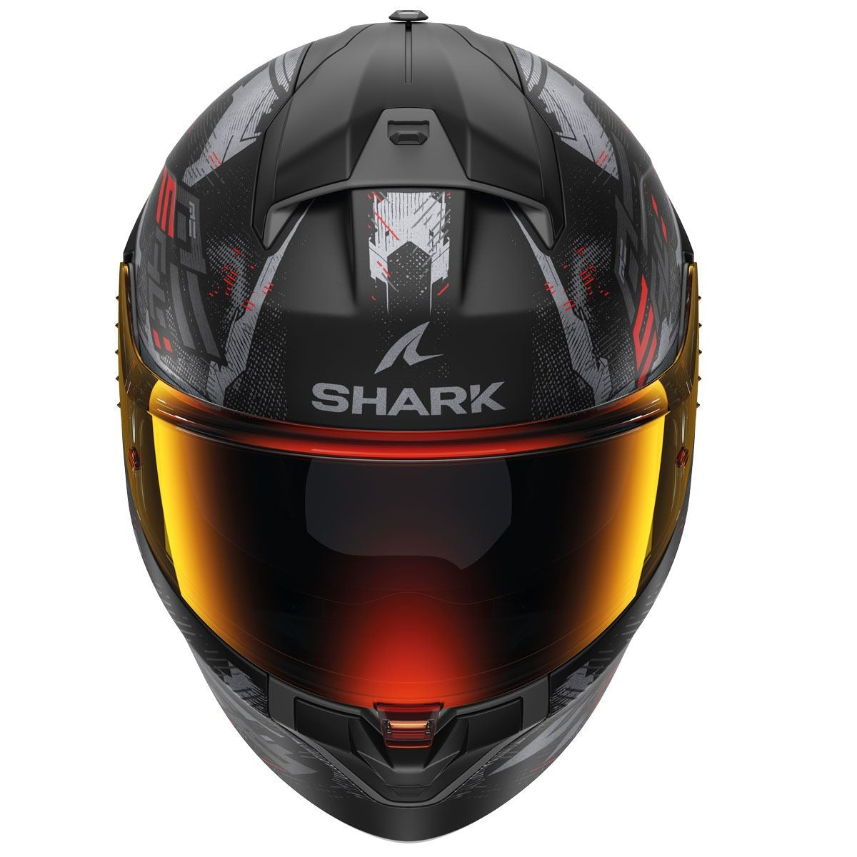 Shark Ridill 2 MOLOKAI Matt Helmet (KAR) - Black Anthracite Red