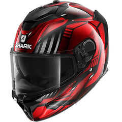 Shark Spartan GT Replikan Helmet - Black Red Gray