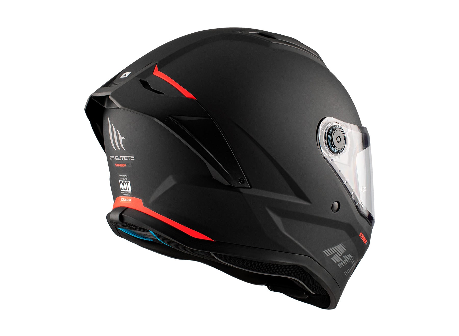 MT Stinger 2 Solid A1 Matte Helmet - Black