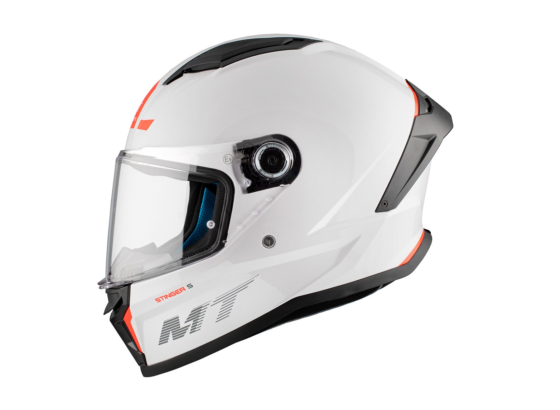 MT Stinger 2 Solid A0 Gloss Helmet - Pearl White