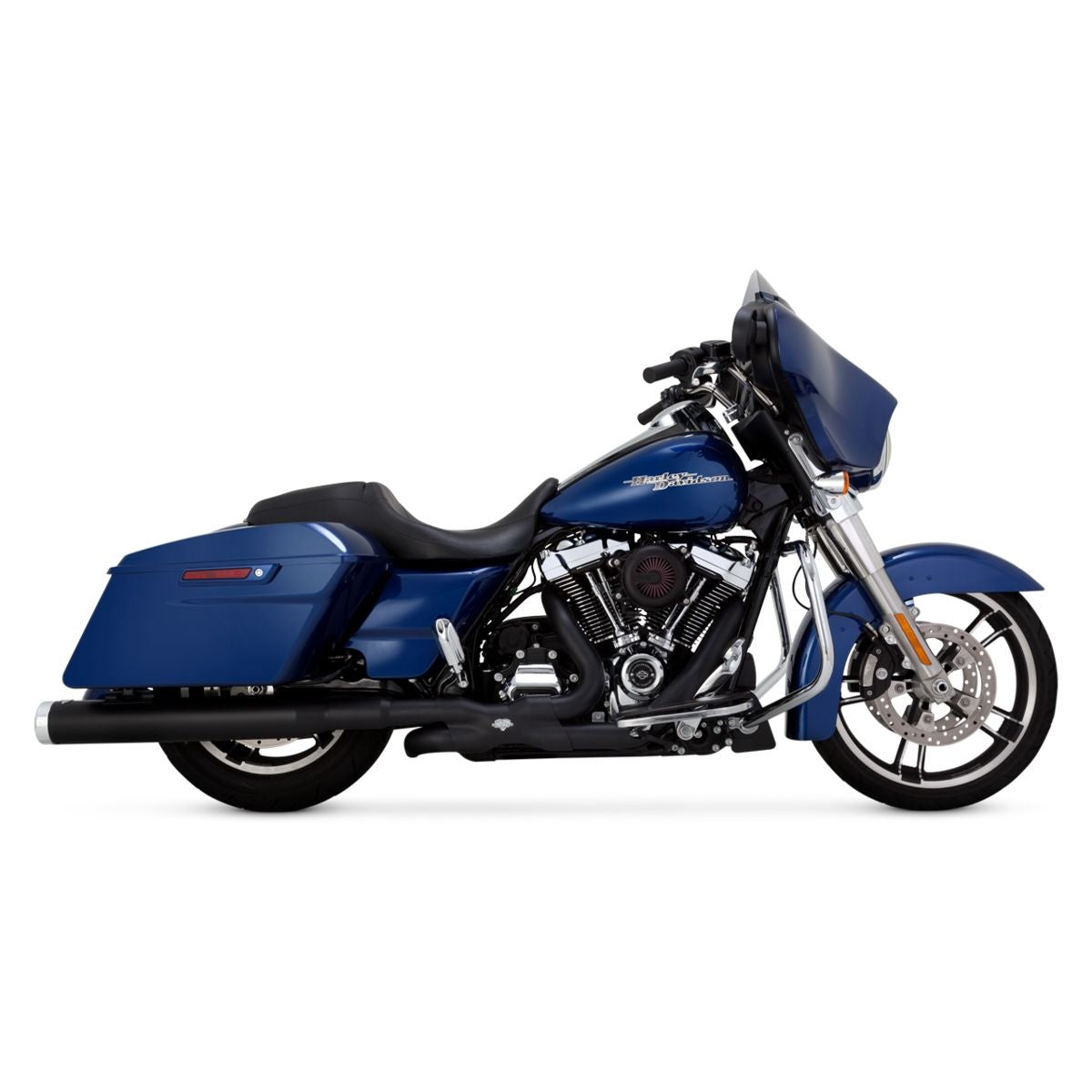 Vance & Hines 4" Monster Rounds Slip-On Mufflers For Harley Touring 2017-2024