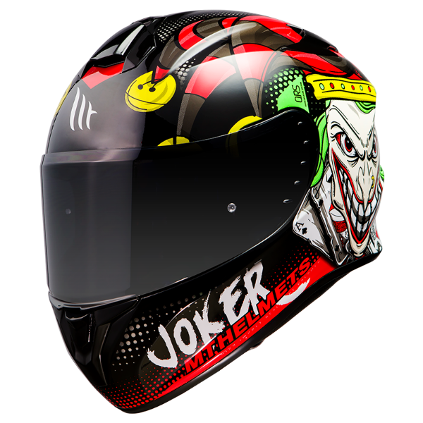 MT Targo Joker A1 Gloss Helmet - Black