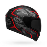 Bell Qualifier Stealth Camo Matte Helmet - Black Red