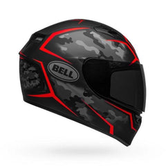 Bell Qualifier Stealth Camo Matte Helmet - Black Red