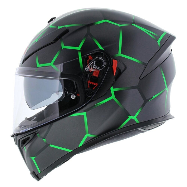 Buy AGV K5 S Vulcanum Matte Helmet - Green Online | Motofever