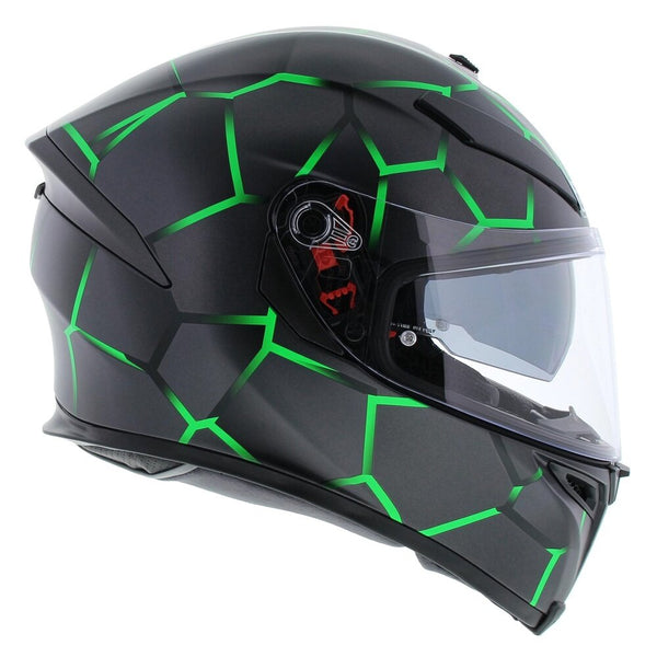 Buy AGV K5 S Vulcanum Matte Helmet - Green Online | Motofever