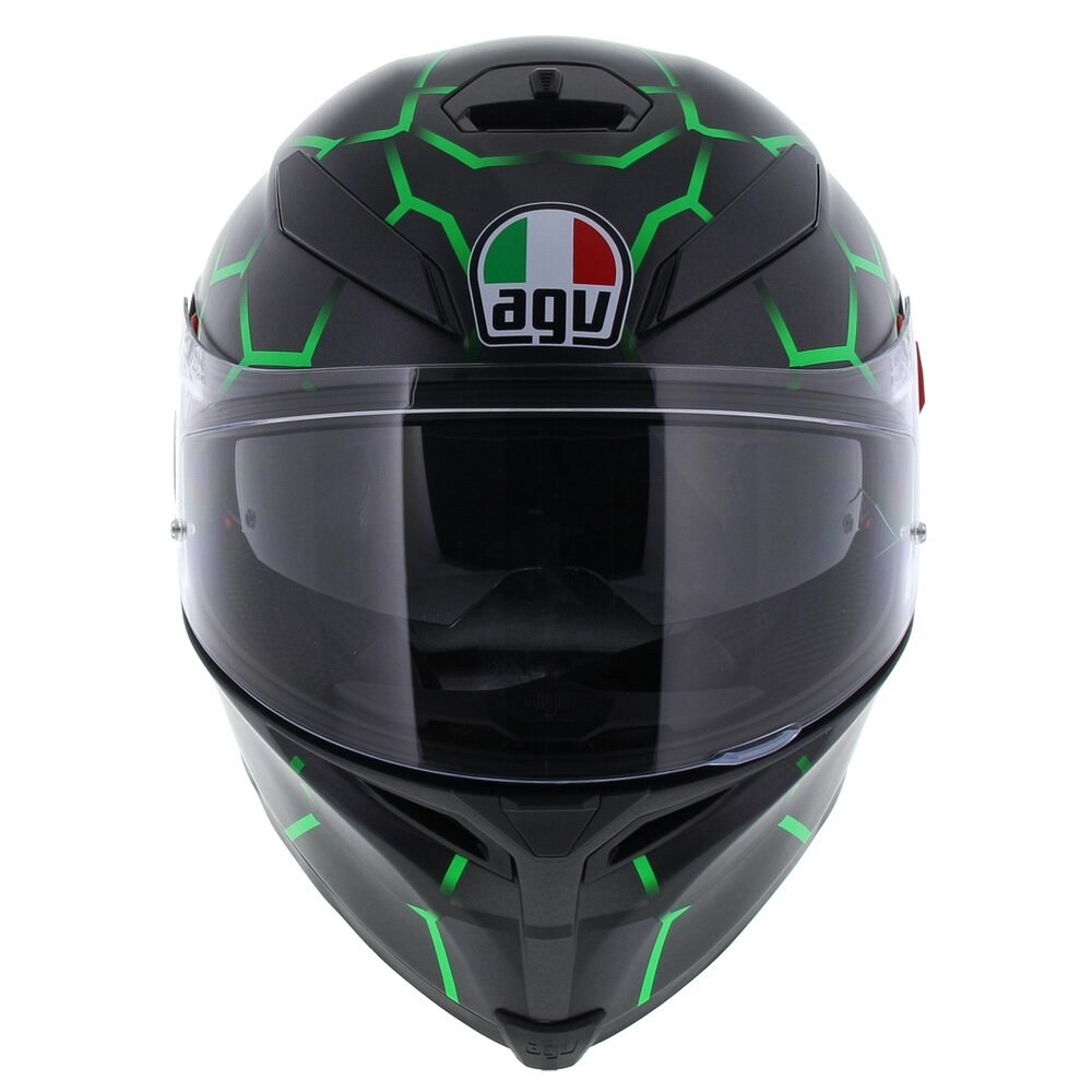 AGV K5 S Vulcanum Matte Helmet - Green - Motofever