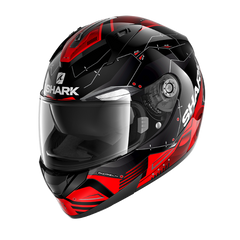 Shark Ridill Mecca Gloss Helmet - BLK/RED/SLVR
