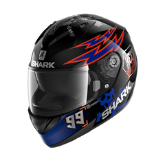 Shark Ridill Catalan Bad Boy Gloss Helmet - Black Blue Orange