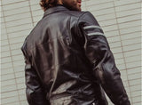 Rev'it! Stride Leather Jacket - Black