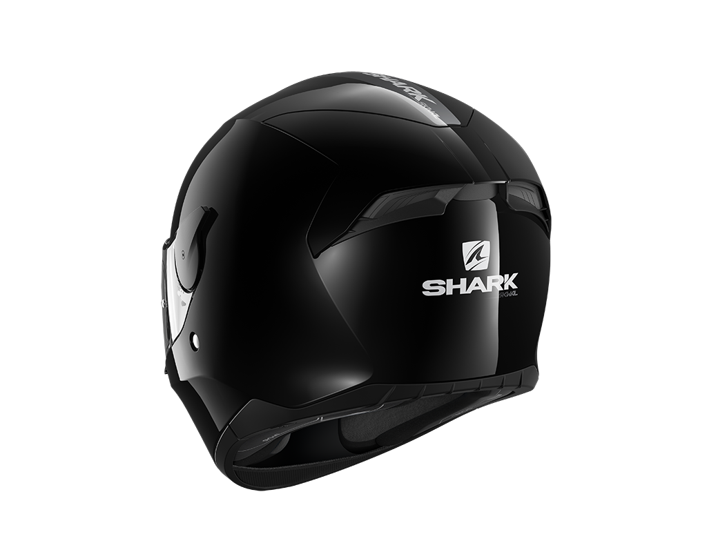 Shark D-Skwal 2 Blank Gloss Helmet - Black