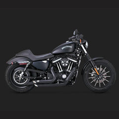 Vance & Hines PCX Shortshots Staggered Exhaust For Harley Sportster 2014-2022 - Black
