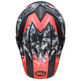 Bell Moto-9 MIPS Venom Matt Helmet - Black Camo Red