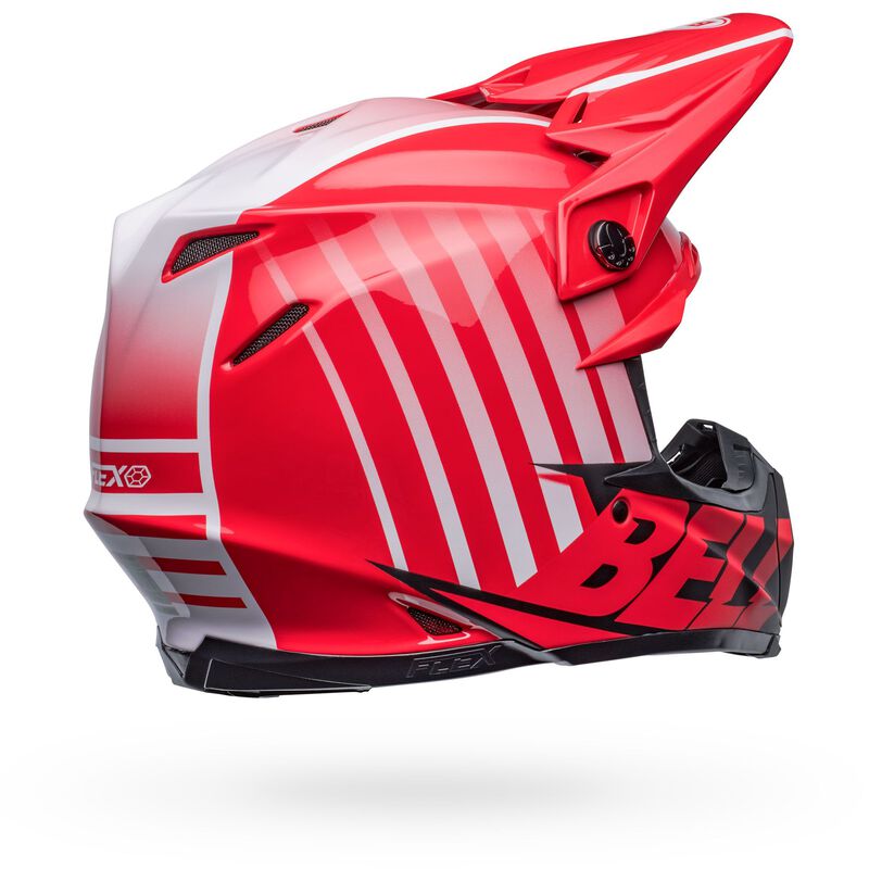 Bell Moto-9S Flex Sprint Helmet - Red Black