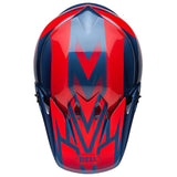 Bell MX-9 MIPS Disrupt True Helmet : Blue Red