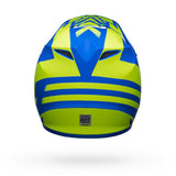 Bell MX-9 MIPS Disrupt Classic Matt Helmet - Blue Hi Viz Yellow