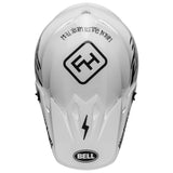 Bell MX-9 MIPS Fasthouse Gloss Helmet - White Black