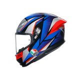 AGV K6-S Slashcut Helmet - Black Blue Red
