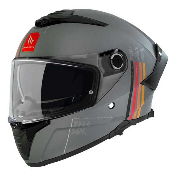 MT Thunder 4 SV MIL C2 Matte Helmet - Gray