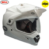 Bell MX-9 Adventure MIPS Solid Helmet : White