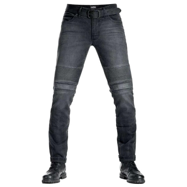 Pando Moto KARL DEVIL 9 Jeans, Length 32 - Black