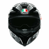AGV K5 S Tempest Gloss Helmet - Black Silver