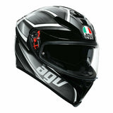 AGV K5 S Tempest Gloss Helmet - Black Silver